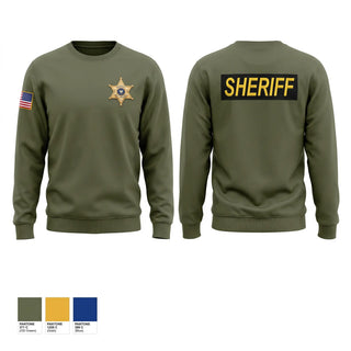 Crew Neck Sweatshirt, West Baton Rouge Sheriff Office, Police, Teamtime, Team time, sublimation, custom sports apparel, team uniforms, spirit wear, spiritwear, sports uniforms, custom shirts, team store, custom team store, fundraiser sports, apparel fundraiser
