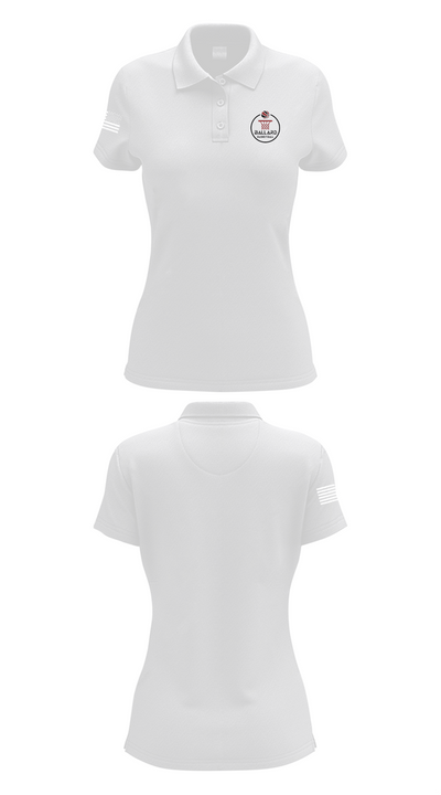 Ballard Basketball 71140623 Women's Short Sleeve Performance Polo  - 17