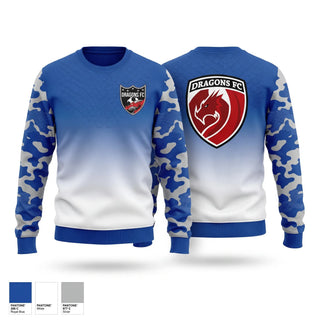 Crew Neck Sweatshirt, Dragons FC, Men's Soccer, Teamtime, Team time, sublimation, custom sports apparel, team uniforms, spirit wear, spiritwear, sports uniforms, custom shirts, team store, custom team store, fundraiser sports, apparel fundraiser