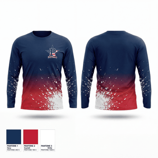 Long Sleeve Performance Shirt, Central Illinois Patriots, Softball, Teamtime, Team time, sublimation, custom sports apparel, team uniforms, spirit wear, spiritwear, sports uniforms, custom shirts, team store, custom team store, fundraiser sports, apparel fundraiser