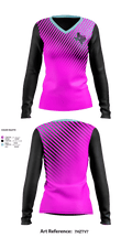 Texas Bad Girls Women's Long Sleeve V-neck Shirt - 1