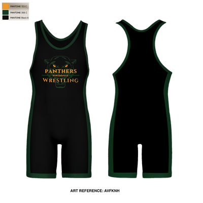 Porterville High School Wrestling 44351185 Wrestling Singlet - 2