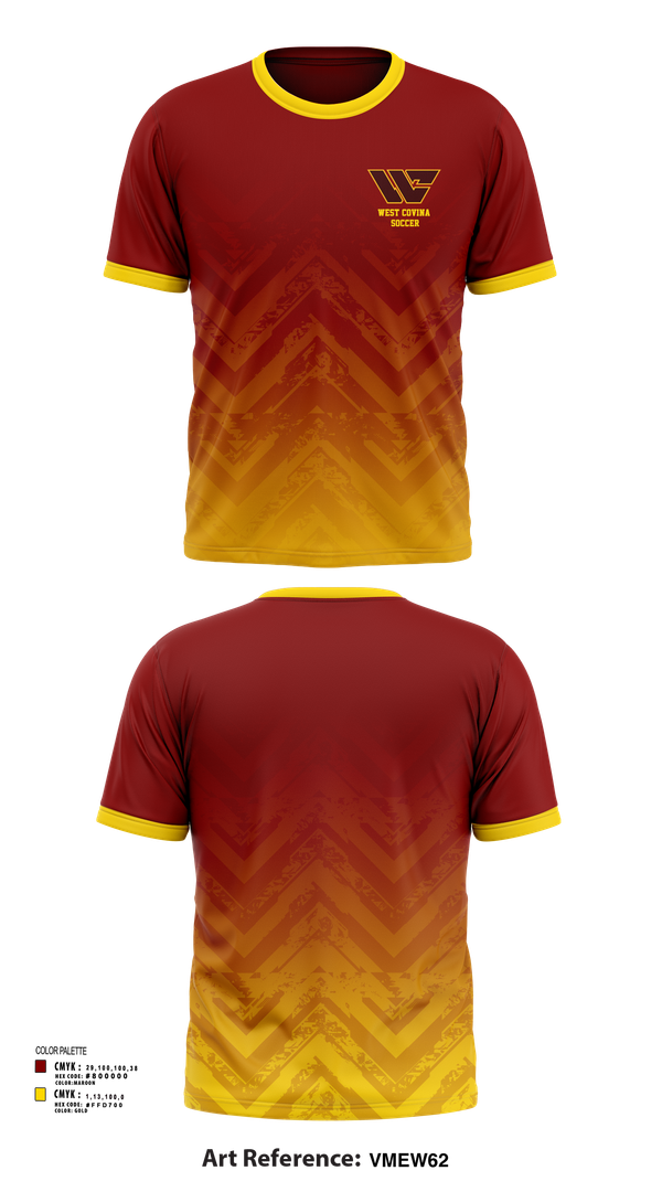 Short Sleeve Performance Shirt, West Covina Soccer, Women's Soccer, Teamtime, Team time, sublimation, custom sports apparel, team uniforms, spirit wear, spiritwear, sports uniforms, custom shirts, team store, custom team store, fundraiser sports, apparel fundraiser