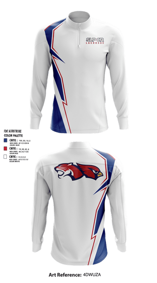 Quarter Zip Jacket, SLPCR, Men's Lacrosse, Teamtime, Team time, sublimation, custom sports apparel, team uniforms, spirit wear, spiritwear, sports uniforms, custom shirts, team store, custom team store, fundraiser sports, apparel fundraiser