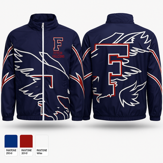 Windbreaker, Fitch Falcons, Women's Soccer, Teamtime, Team time, sublimation, custom sports apparel, team uniforms, spirit wear, spiritwear, sports uniforms, custom shirts, team store, custom team store, fundraiser sports, apparel fundraiser