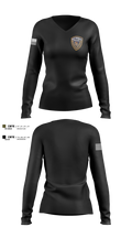 Ohkay Owingeh police 347501 Women's Long Sleeve V-neck Shirt - 1