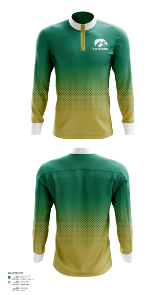 Quarter Zip Jacket, D-R Falcons, , Teamtime, Team time, sublimation, custom sports apparel, team uniforms, spirit wear, spiritwear, sports uniforms, custom shirts, team store, custom team store, fundraiser sports, apparel fundraiser