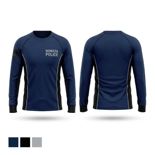 Long Sleeve Performance Shirt, Nowata police, Police, Teamtime, Team time, sublimation, custom sports apparel, team uniforms, spirit wear, spiritwear, sports uniforms, custom shirts, team store, custom team store, fundraiser sports, apparel fundraiser