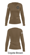 Holdenville PD 19180608 Women's Long Sleeve V-neck Shirt - 16