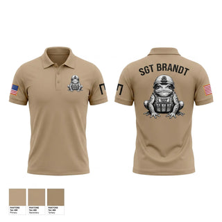 Short Sleeve Performance Polo, A Co 3BEB, Army, Teamtime, Team time, sublimation, custom sports apparel, team uniforms, spirit wear, spiritwear, sports uniforms, custom shirts, team store, custom team store, fundraiser sports, apparel fundraiser