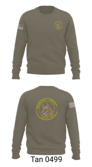 Crew Neck Sweatshirt, Canine Unit, Police, Teamtime, Team time, sublimation, custom sports apparel, team uniforms, spirit wear, spiritwear, sports uniforms, custom shirts, team store, custom team store, fundraiser sports, apparel fundraiser