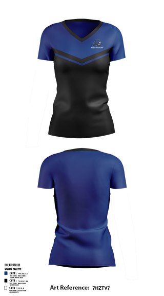 Womens Short Sleeve Vneck Shirt, Marion C Early R-5 High School Cheer, Cheer, Teamtime, Team time, sublimation, custom sports apparel, team uniforms, spirit wear, spiritwear, sports uniforms, custom shirts, team store, custom team store, fundraiser sports, apparel fundraiser