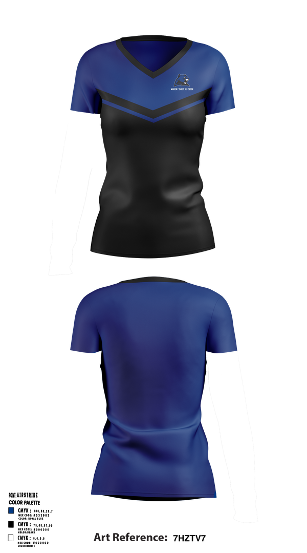 Womens Short Sleeve Vneck Shirt, Marion C Early R-5 High School Cheer, Cheer, Teamtime, Team time, sublimation, custom sports apparel, team uniforms, spirit wear, spiritwear, sports uniforms, custom shirts, team store, custom team store, fundraiser sports, apparel fundraiser