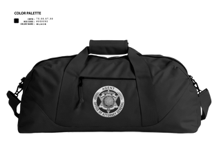 Duffle Bag, OAG-DT, Police, Teamtime, Team time, sublimation, custom sports apparel, team uniforms, spirit wear, spiritwear, sports uniforms, custom shirts, team store, custom team store, fundraiser sports, apparel fundraiser