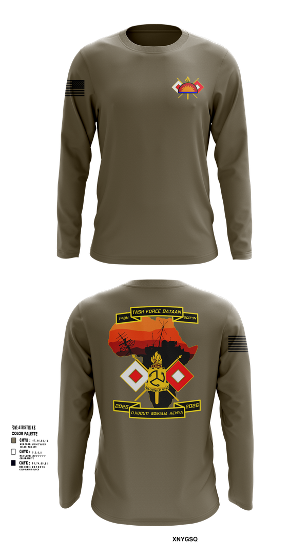 Long Sleeve Performance Shirt, Task Force Bataan, , Teamtime, Team time, sublimation, custom sports apparel, team uniforms, spirit wear, spiritwear, sports uniforms, custom shirts, team store, custom team store, fundraiser sports, apparel fundraiser