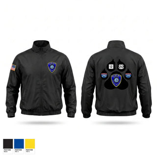 Windbreaker, Auburn Police Department, Police, Teamtime, Team time, sublimation, custom sports apparel, team uniforms, spirit wear, spiritwear, sports uniforms, custom shirts, team store, custom team store, fundraiser sports, apparel fundraiser