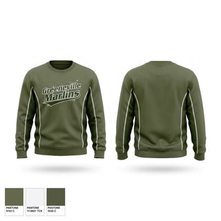 Crew Neck Sweatshirt, Greeneville Marlins, Baseball, Teamtime, Team time, sublimation, custom sports apparel, team uniforms, spirit wear, spiritwear, sports uniforms, custom shirts, team store, custom team store, fundraiser sports, apparel fundraiser