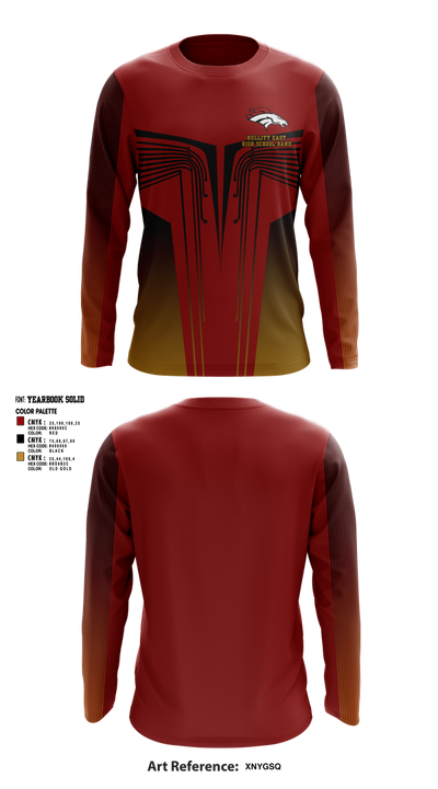 Bullitt East High School Band 45742333 Long Sleeve Performance Shirt 1