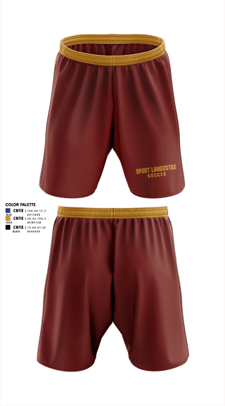 Mens Soccer Shorts, Sport LangostasBLUE MACAW, Men's Soccer, Teamtime, Team time, sublimation, custom sports apparel, team uniforms, spirit wear, spiritwear, sports uniforms, custom shirts, team store, custom team store, fundraiser sports, apparel fundraiser