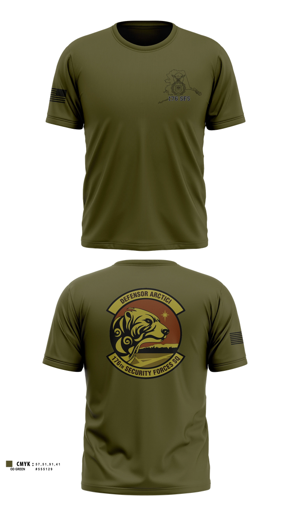 Old School Cotton Feel Shirt, 176 SFS, National Guard, Teamtime, Team time, sublimation, custom sports apparel, team uniforms, spirit wear, spiritwear, sports uniforms, custom shirts, team store, custom team store, fundraiser sports, apparel fundraiser