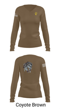 6-9 Cavalry Regiment 17132941 Women's Long Sleeve V-neck Shirt - 17