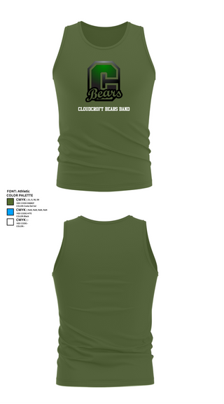 Tank Top, Cloudcroft Bears Band, Spirit Store, Teamtime, Team time, sublimation, custom sports apparel, team uniforms, spirit wear, spiritwear, sports uniforms, custom shirts, team store, custom team store, fundraiser sports, apparel fundraiser