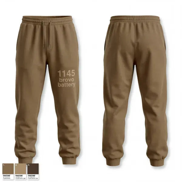 Sweatpants, 1-145 brovo battery, Army, Teamtime, Team time, sublimation, custom sports apparel, team uniforms, spirit wear, spiritwear, sports uniforms, custom shirts, team store, custom team store, fundraiser sports, apparel fundraiser