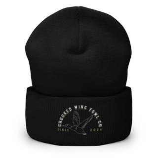 Crooked Wing Fowl Co. 60140412 Cuffed Beanie | Yupoong 1501KC