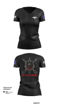 Hooligans 11315759 Women's Short Sleeve V-neck Shirt - 15