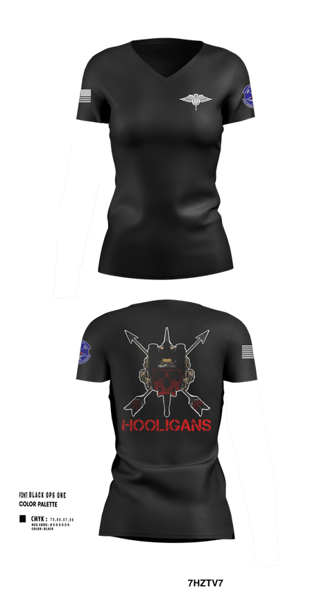 Womens Short Sleeve Vneck Shirt, Hooligans, Air Force, Teamtime, Team time, sublimation, custom sports apparel, team uniforms, spirit wear, spiritwear, sports uniforms, custom shirts, team store, custom team store, fundraiser sports, apparel fundraiser