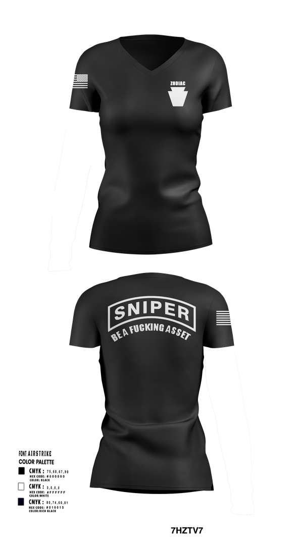 Womens Short Sleeve Vneck Shirt, , National Guard, Teamtime, Team time, sublimation, custom sports apparel, team uniforms, spirit wear, spiritwear, sports uniforms, custom shirts, team store, custom team store, fundraiser sports, apparel fundraiser