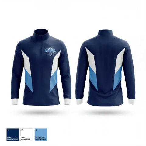 Quarter Zip Jacket, Bombers, Baseball, Teamtime, Team time, sublimation, custom sports apparel, team uniforms, spirit wear, spiritwear, sports uniforms, custom shirts, team store, custom team store, fundraiser sports, apparel fundraiser