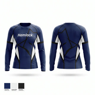 Long Sleeve Performance Shirt, Hemlock, Wrestling, Teamtime, Team time, sublimation, custom sports apparel, team uniforms, spirit wear, spiritwear, sports uniforms, custom shirts, team store, custom team store, fundraiser sports, apparel fundraiser