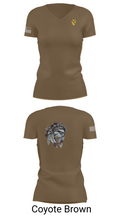 6-9 Cavalry Regiment 17132941 Women's Short Sleeve V-neck Shirt - 8