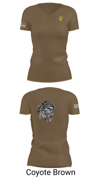 Womens Short Sleeve Vneck Shirt, 6-9 Cavalry Regiment, , Teamtime, Team time, sublimation, custom sports apparel, team uniforms, spirit wear, spiritwear, sports uniforms, custom shirts, team store, custom team store, fundraiser sports, apparel fundraiser