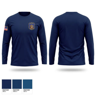 Long Sleeve Performance Shirt, Hampton Police, Police, Teamtime, Team time, sublimation, custom sports apparel, team uniforms, spirit wear, spiritwear, sports uniforms, custom shirts, team store, custom team store, fundraiser sports, apparel fundraiser