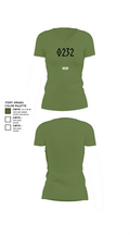 0232 89071174 Women's Short Sleeve V-neck Shirt - 44