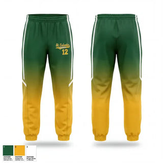 Sweatpants, Saint Columba Crusaders, Softball, Teamtime, Team time, sublimation, custom sports apparel, team uniforms, spirit wear, spiritwear, sports uniforms, custom shirts, team store, custom team store, fundraiser sports, apparel fundraiser