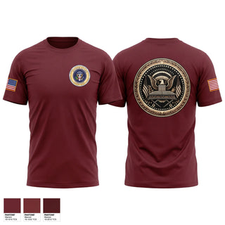 Old School Cotton Feel Shirt, Presidential Caskets Platoon, Army, Teamtime, Team time, sublimation, custom sports apparel, team uniforms, spirit wear, spiritwear, sports uniforms, custom shirts, team store, custom team store, fundraiser sports, apparel fundraiser
