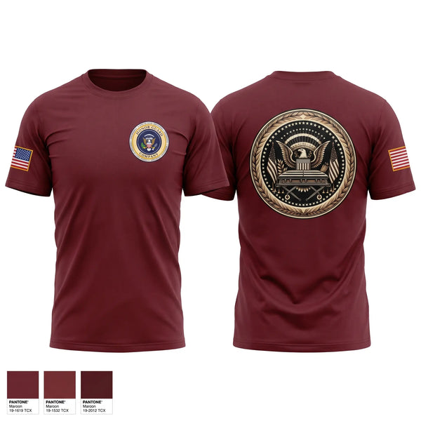 Old School Cotton Feel Shirt, Presidential Caskets Platoon, Army, Teamtime, Team time, sublimation, custom sports apparel, team uniforms, spirit wear, spiritwear, sports uniforms, custom shirts, team store, custom team store, fundraiser sports, apparel fundraiser