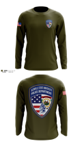 Woodville State University Police Department Long Sleeve Performance Shirt 2