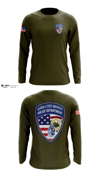 Long Sleeve Performance Shirt, Woodville State University Police Department, Police, Teamtime, Team time, sublimation, custom sports apparel, team uniforms, spirit wear, spiritwear, sports uniforms, custom shirts, team store, custom team store, fundraiser sports, apparel fundraiser