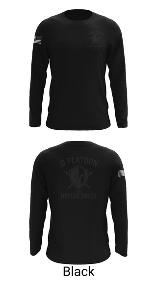 Long Sleeve Performance Shirt, D Platoon, Police, Teamtime, Team time, sublimation, custom sports apparel, team uniforms, spirit wear, spiritwear, sports uniforms, custom shirts, team store, custom team store, fundraiser sports, apparel fundraiser
