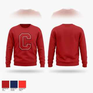 Crew Neck Sweatshirt, Cornell, Ice Hockey, Teamtime, Team time, sublimation, custom sports apparel, team uniforms, spirit wear, spiritwear, sports uniforms, custom shirts, team store, custom team store, fundraiser sports, apparel fundraiser