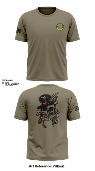 Old School Cotton Feel Shirt, C Co 2-104th GSAB, Army, Teamtime, Team time, sublimation, custom sports apparel, team uniforms, spirit wear, spiritwear, sports uniforms, custom shirts, team store, custom team store, fundraiser sports, apparel fundraiser