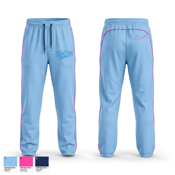 Sweatpants, Mud Bugs, Baseball, Teamtime, Team time, sublimation, custom sports apparel, team uniforms, spirit wear, spiritwear, sports uniforms, custom shirts, team store, custom team store, fundraiser sports, apparel fundraiser