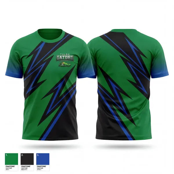 Old School Cotton Feel Shirt, Tulsa Gators, , Teamtime, Team time, sublimation, custom sports apparel, team uniforms, spirit wear, spiritwear, sports uniforms, custom shirts, team store, custom team store, fundraiser sports, apparel fundraiser
