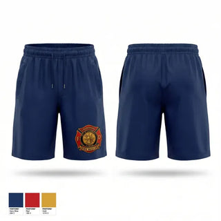 Athletic Shorts With Pockets, Lauderhill Fire Rescue Department, Fire Department, Teamtime, Team time, sublimation, custom sports apparel, team uniforms, spirit wear, spiritwear, sports uniforms, custom shirts, team store, custom team store, fundraiser sports, apparel fundraiser