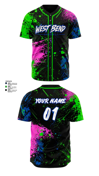 Full Button Baseball Jersey, West bend bulldogs, Baseball, Teamtime, Team time, sublimation, custom sports apparel, team uniforms, spirit wear, spiritwear, sports uniforms, custom shirts, team store, custom team store, fundraiser sports, apparel fundraiser