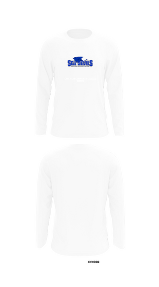 Long Sleeve Performance Shirt, Cape Fear Community College Soccer, Men's Soccer, Teamtime, Team time, sublimation, custom sports apparel, team uniforms, spirit wear, spiritwear, sports uniforms, custom shirts, team store, custom team store, fundraiser sports, apparel fundraiser